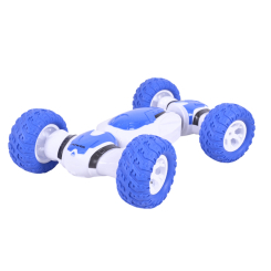 Радиоуправляемые модели - Машина-перевертыш Країна Іграшок на радиоуправлении белая с синим (3022/1)