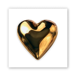 Набори для творчості - 3D стікер Tattooshka Golden Heart (SX-291)