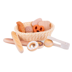 Детские кухни и бытовая техника - Игровой набор New Classic Toys Корзина с хлебом (8718446106058)