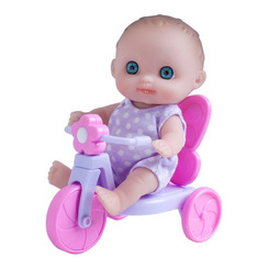 Пупсы - Пупс JC Toys Малыш с розовым велосипедом (4105014/4105014-1)