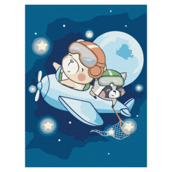 Товари для малювання - Картина за номерами Brushme Зірковий політ (KBS0098)