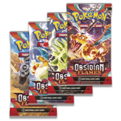 Настільні ігри - Настільна гра Pokemon SV03 Obsidian Flames Booster бустер пак в асортименті (186-85374)