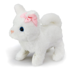 Интерактивные мягкие животные - Интерактивная игрушка Addo Pitter patter pets Котенок белый (315-11124-B/2)