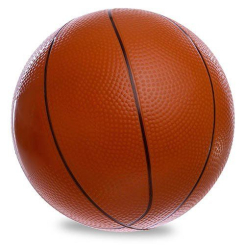 Спортивні активні ігри - М'яч гумовий Баскетбольний BA-1905 Legend Коричнево-чорний (59430002) (4246370011)
