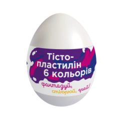 Наборы для лепки - Набор теста для лепки DGT-Аrt в яйце 6 цветов (TY4466)
