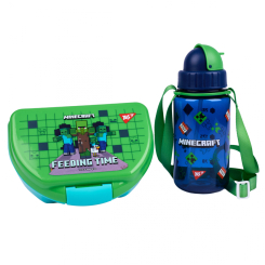 Ланч-бокси - Набір посуду Yes Minecraft пляшка та ланчбокс (450144)