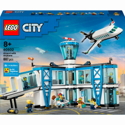 Конструктори LEGO - Конструктор LEGO City Аеропорт із літаком (60502)