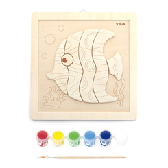 Товары для рисования - Набор для творчества Viga Toys Собственными руками Рыбка (50687)