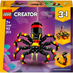 Конструктори LEGO - Конструктор LEGO Creator Дика тварина: Дивовижний павук (31159)