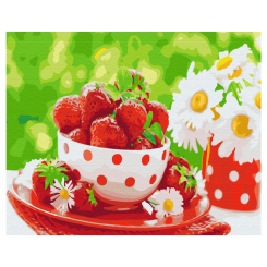 Товари для малювання - Картина за номерами Brushme Полуничний перекус (BS31952) Товари для малювання - Картина за номерами Brushme Полуничний перекус (BS31952)