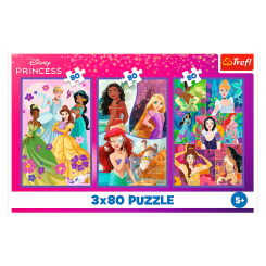 Пазлы - Пазлы Trefl Princess Друзья принцесс 3 в 1 (34884) Пазлы - Пазлы Trefl Princess Друзья принцесс 3 в 1 (34884)