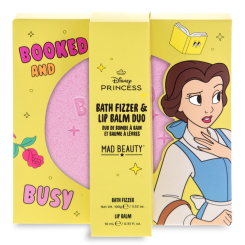 Косметика - Набор бомбочка для ванны и бальзам для губ Mad beauty Белль 10 мл (DPE-16241-8)