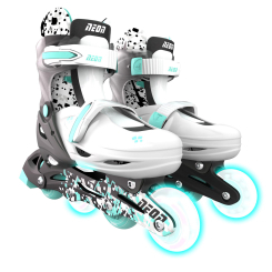 Ролики детские - Роликовые коньки Neon Combo серые 34-37 (NT31E4)