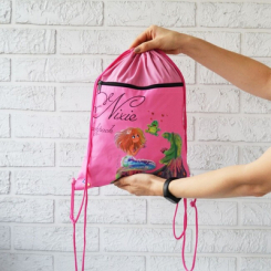 Рюкзаки та сумки - Рюкзак-сумка для одягу та взуття 4Profi "Nixie" 43х33 Рожевий 46136 (000003481)