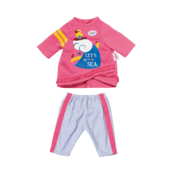 Одяг та аксесуари - Одяг для ляльки Baby Born Рожевий костюм (831892)
