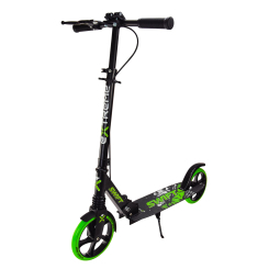 Самокаты - Самокат Extreme motion Городской двухколесный зеленый (SK2438)