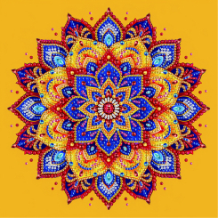 Мозаика - Алмазная мозаика Brushme Яркий цветок (BH017)