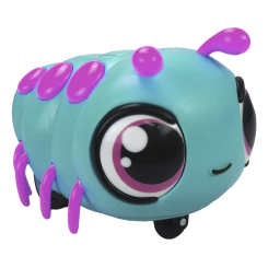 Фігурки тварин - Інтерактивна іграшка Jiggly pets Гусениця блакитна (JPMB004-BL)