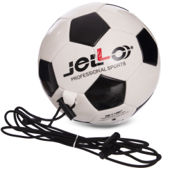 Спортивні активні ігри - М'яч футбольний JELLO FB-6420 №4 Чорний-Білий