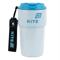 Чашки, склянки - Термокружка Kite сіро-блакитна 450 мл (K25-1220-2)