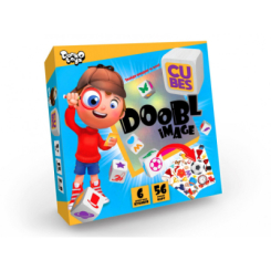 Настільні ігри - Настільна розважальна гра "Doobl Image Cubes" Danko Toys укр DBI-04-01U (26037)