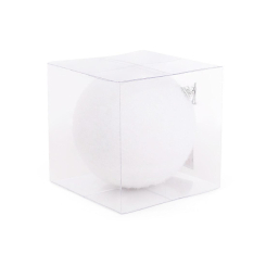 Аксесуари для свят - Ялинкова куля BonaDi 10 см Білий (787-089) (MR62980)