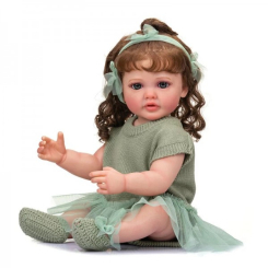 Ляльки - Силіконова колекційна лялька Реборн Reborn Doll Дівчинка Софія Висота 55 см (472)