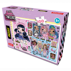 Пазли - Пазл Ідейка L.O.L. Surprise! Tweens Collection 100 елементів (LP100-004)