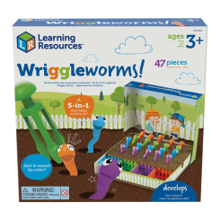 Развивающие игрушки - Обучающий набор-сортер Learning Resources Поймай червячка (LER5552)