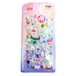 Наборы для творчества - Набор 3D-наклеек Tiki Wiki Crystal Тики сказка (25ESE009-02)