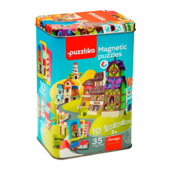 Пазлы - Магнитные пазлы Puzzlika Домики (13470)