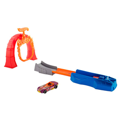 Автотреки - Набір Hot Wheels Action Стрибок через вогняне коло Шалені тренування (FTH79/FTH81)
