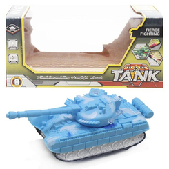 Транспорт і спецтехніка - Пластикова іграшка MiC Танк блакитний (6307) (188625)