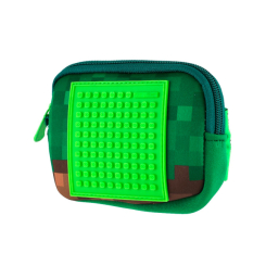 Пенали та гаманці - Гаманець Pixie Crew Minecraft Boom з пікселями зелений (PXA-08-35)