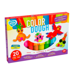 Набори для ліплення - Набір для ліплення Lovin Color dough 20 sticks (41204)