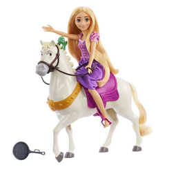 Ляльки - Ігровий набір Disney Princess Рапунцель Принцеса з вірним другом Максимусом ( HLW23)