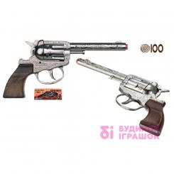 Стрелковое оружие - Револьвер ковбойский 100-зарядный Gonher (101/0)
