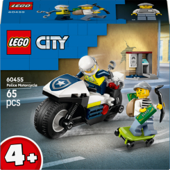 Конструктори LEGO - Конструктор LEGO City Переслідування на поліцейському мотоциклі (60455)