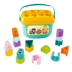 Развивающие игрушки - Сортер Iggy Ziggy Яркое ведерко с фигурками (3858894675432)