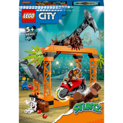 Конструктори LEGO - Конструктор LEGO City Каскадерське завдання «Напад Акули» (60342)