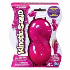 Антистрес іграшки - Кінетичний пісок для дитячої творчості Kinetic Sand Neon рожевий 227г (71401Pn-1)