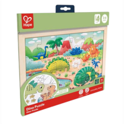 Пазлы - Пазл Hape Динозавры с раскраской 24 элементов (E1641)