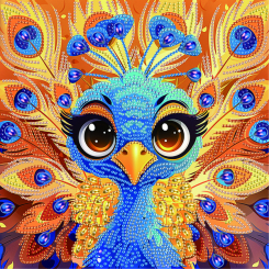Мозаика - Алмазная мозаика Brushme Милый павлин (BH039)