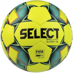 Спортивные активные игры - Мяч футбольный Select Brillant Super TB FIFA желто-зеленый Уни 5 361593-044 5