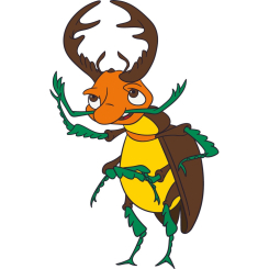 Товари для малювання - Розмальовка Art Craft Жук-олень (15055-AC)