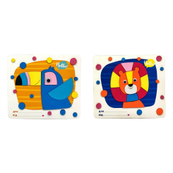 Набори для творчості - Набір для творчості Apli Krapli Туканчик і левеня (4820198701888) Набори для творчості - Набір для творчості Apli Krapli Туканчик і левеня (4820198701888)