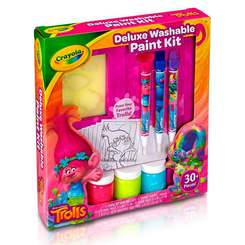 Товары для рисования - Набор для творчества с краской Тролли Crayola (54-0156)