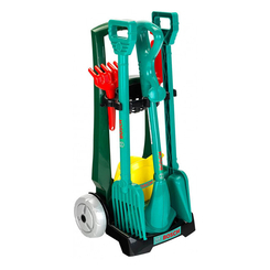 Наборы профессий - Игровой набор Bosch Mini Набор садовника с коляской большой (2751)