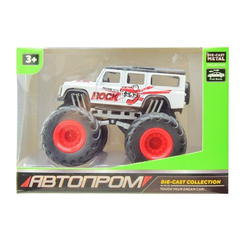Автомодели - Автомодель Автопром Racing car Rock белый 1:50 (7405/3)