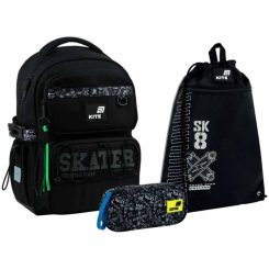 Рюкзаки и сумки - Школьный набор Kite Education Skater (SET_K26-1022M-2)